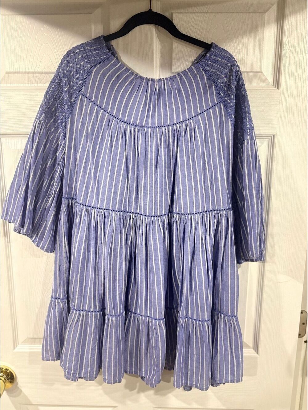 #285 Free People Medium Striped Dress